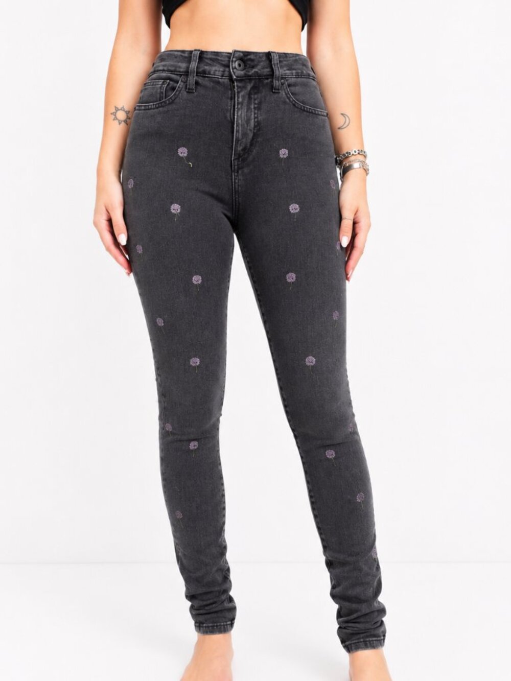 $298 Modern Saints Skull Print Jeans